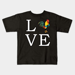 Chickens Love Kids T-Shirt